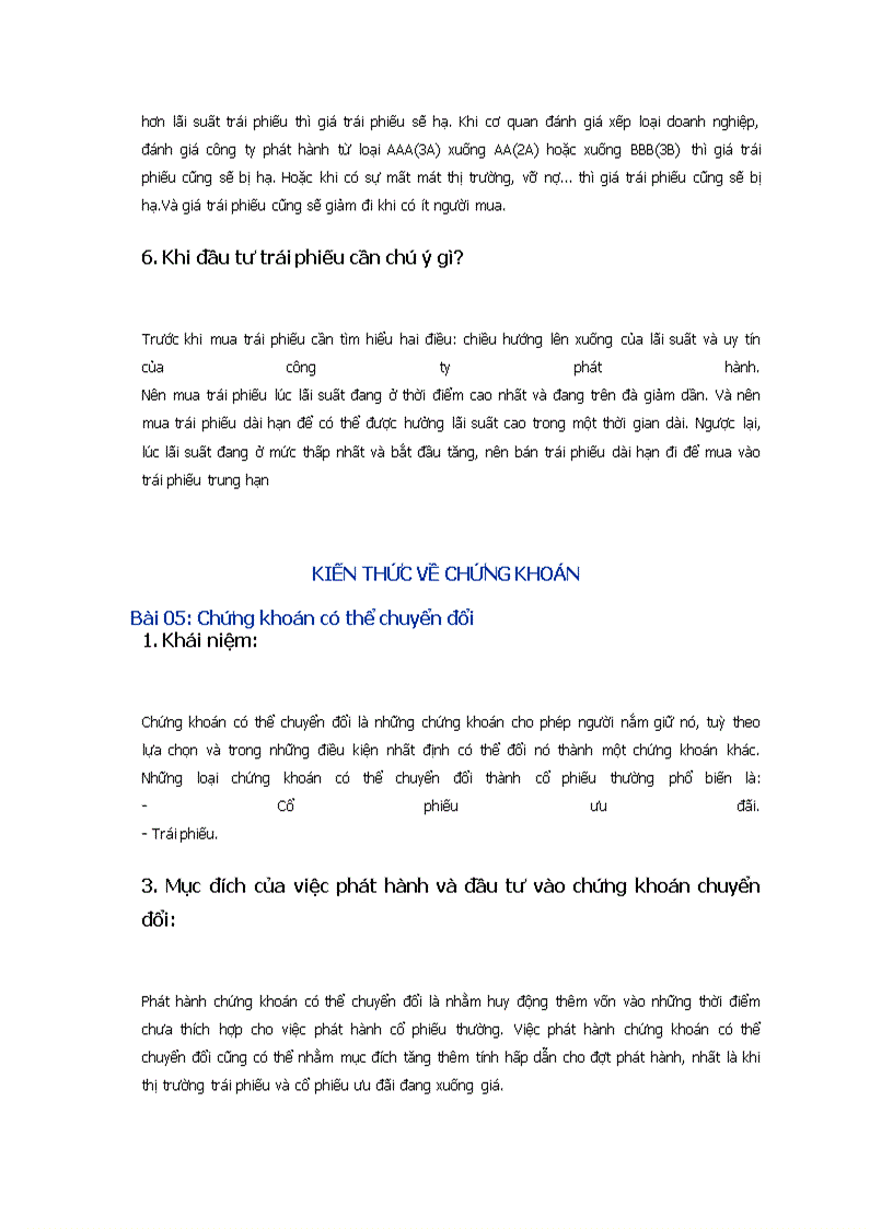 image for page Kiến thức về chứng khoán