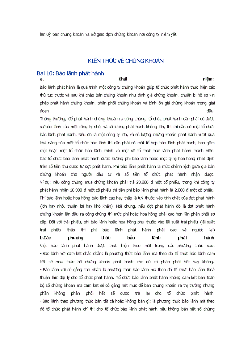 image for page Kiến thức về chứng khoán