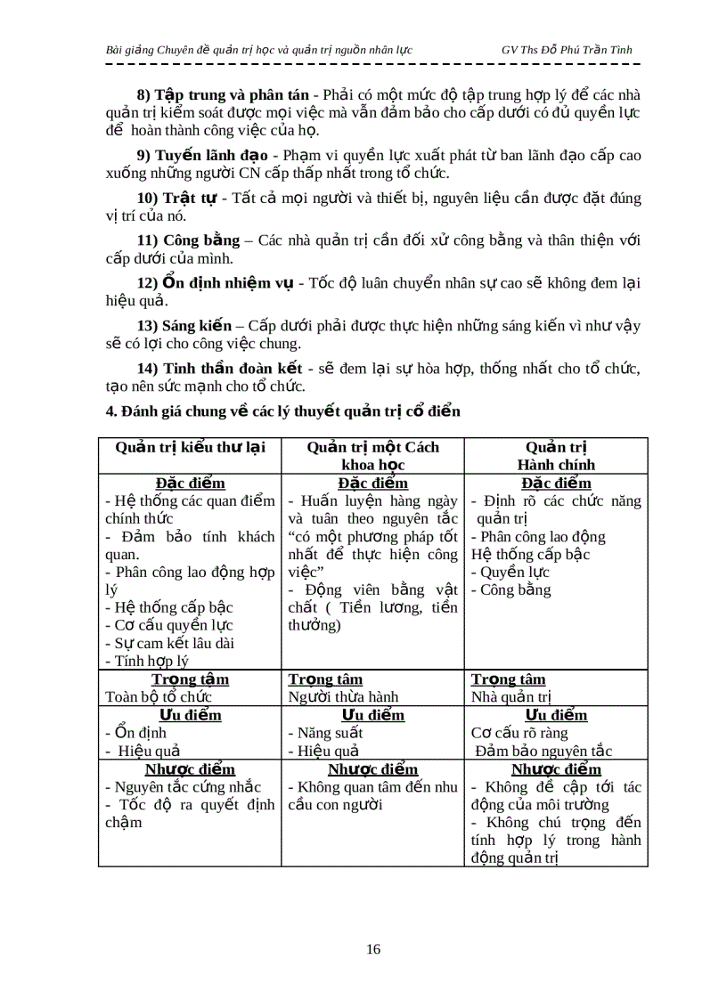 image for page Bài giảng Chuyên đề quản trị học và quản trị nguồn nhân lực