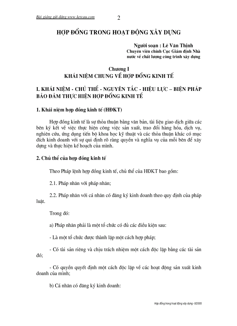 image for page Hợp đồng trong hoạt động xây dựng