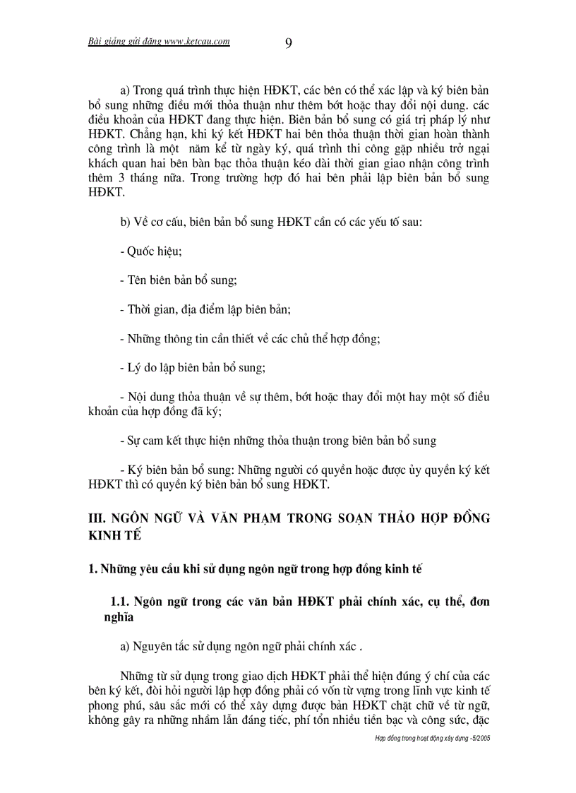 image for page Hợp đồng trong hoạt động xây dựng