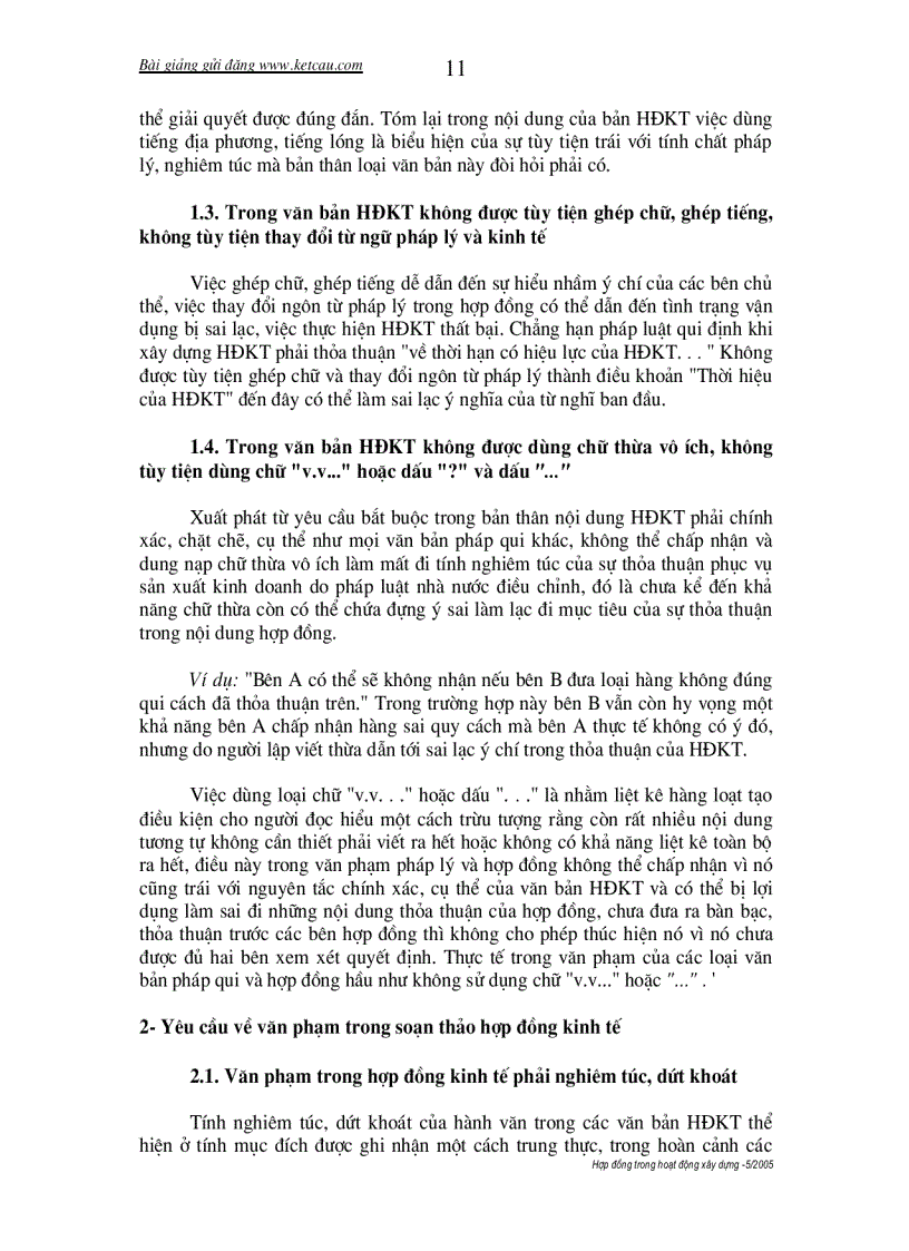 image for page Hợp đồng trong hoạt động xây dựng