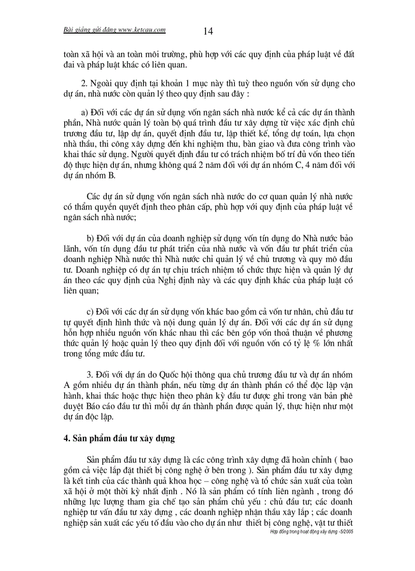 image for page Hợp đồng trong hoạt động xây dựng