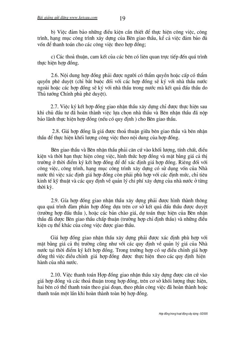 image for page Hợp đồng trong hoạt động xây dựng