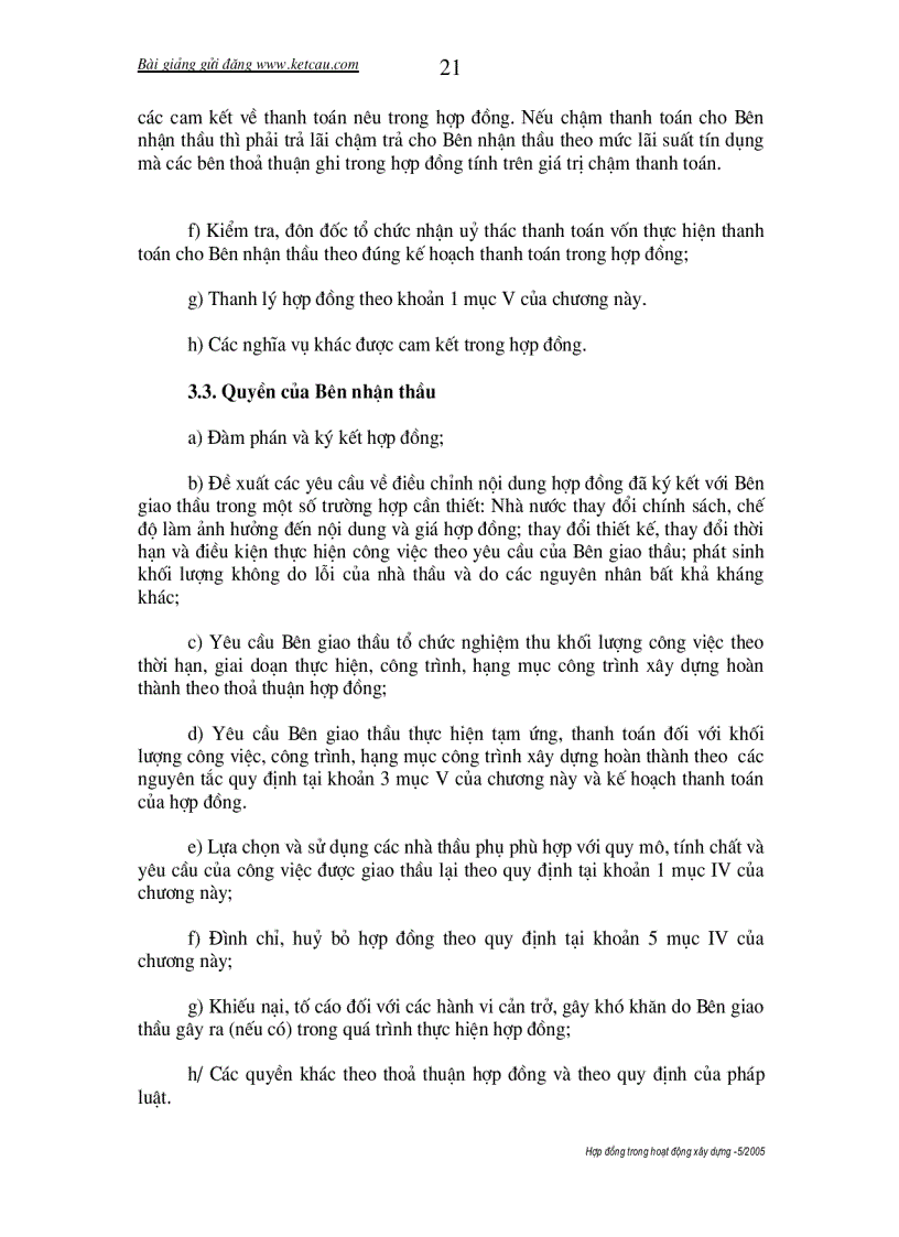 image for page Hợp đồng trong hoạt động xây dựng