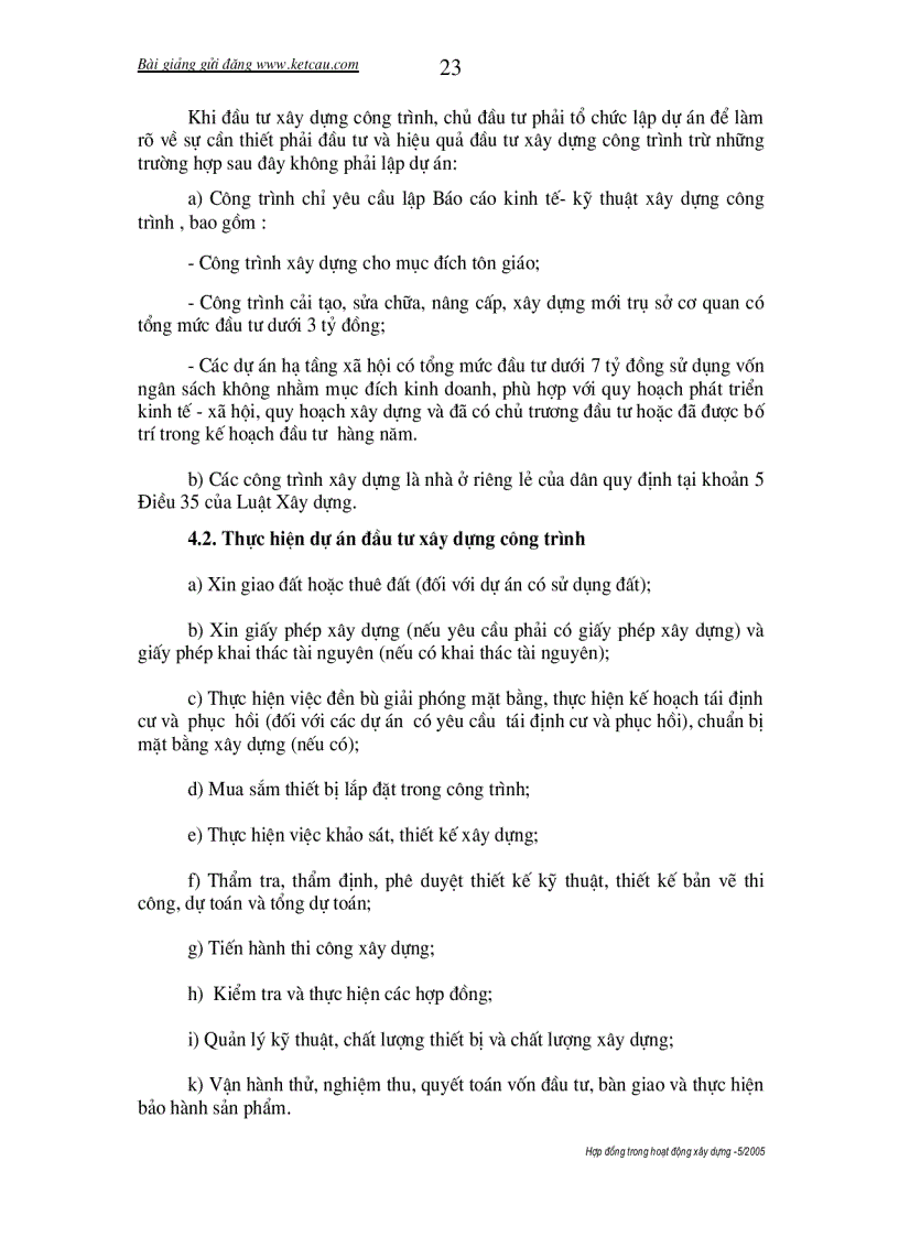 image for page Hợp đồng trong hoạt động xây dựng