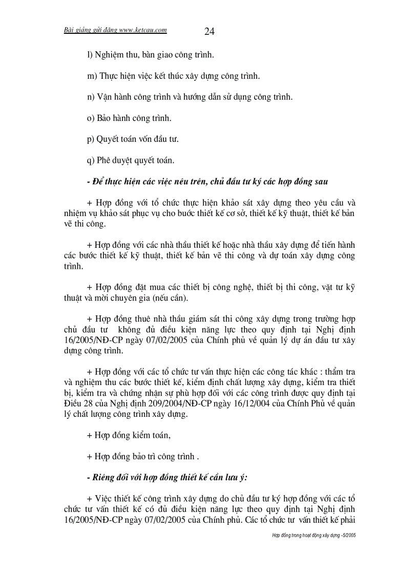 image for page Hợp đồng trong hoạt động xây dựng