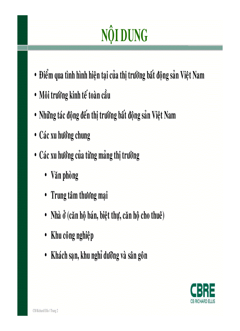 image for page Những dự án táo bạo của CBRE cho năm 2008