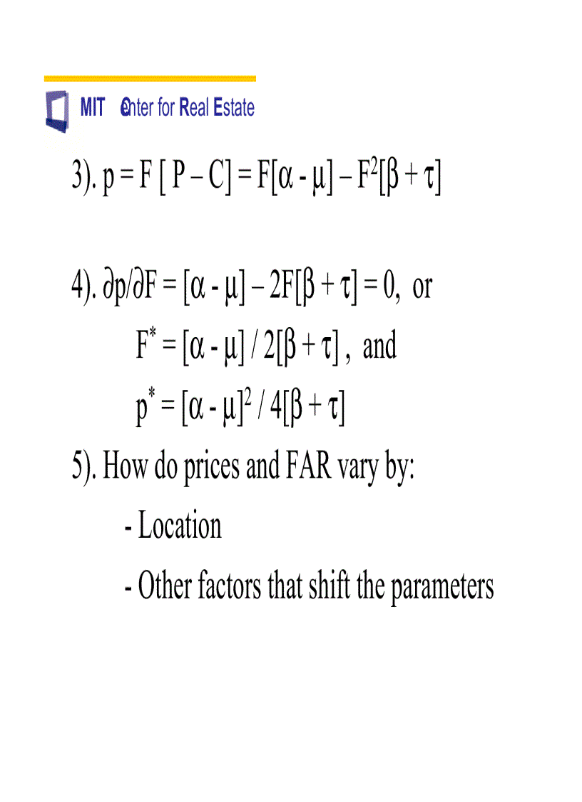 image for page The Highest Use for Residential Development