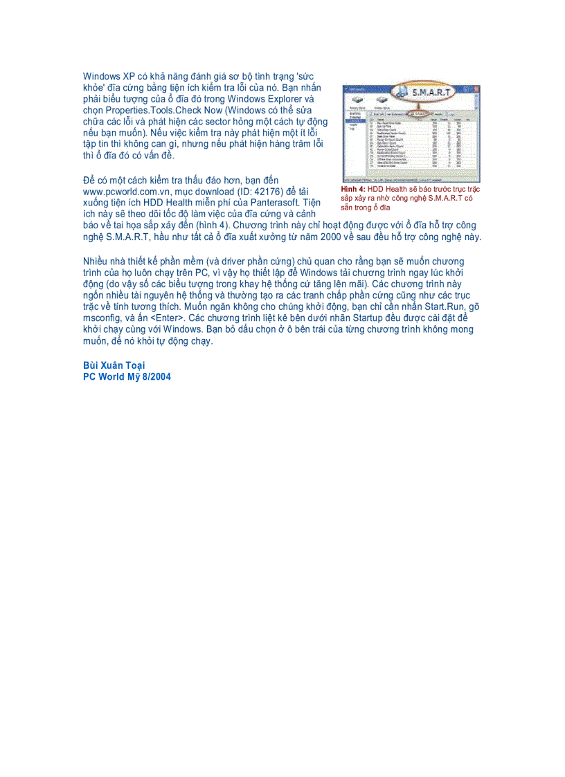 image for page Quy trình bảo dưỡng PC