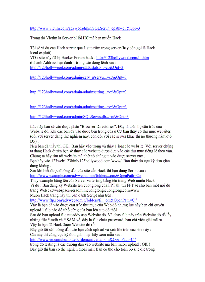 image for page Bí mật Hack Server