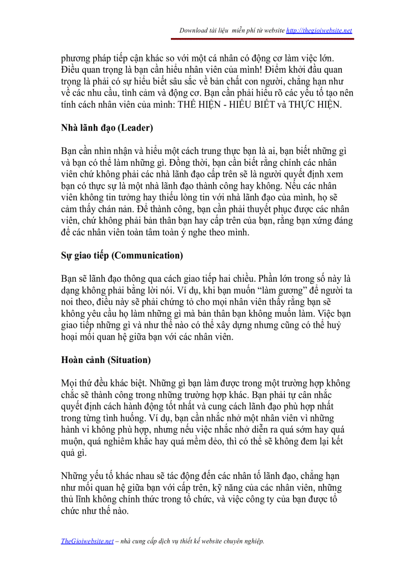 image for page Khoa học và nghệ thuật lãnh đạo công ty