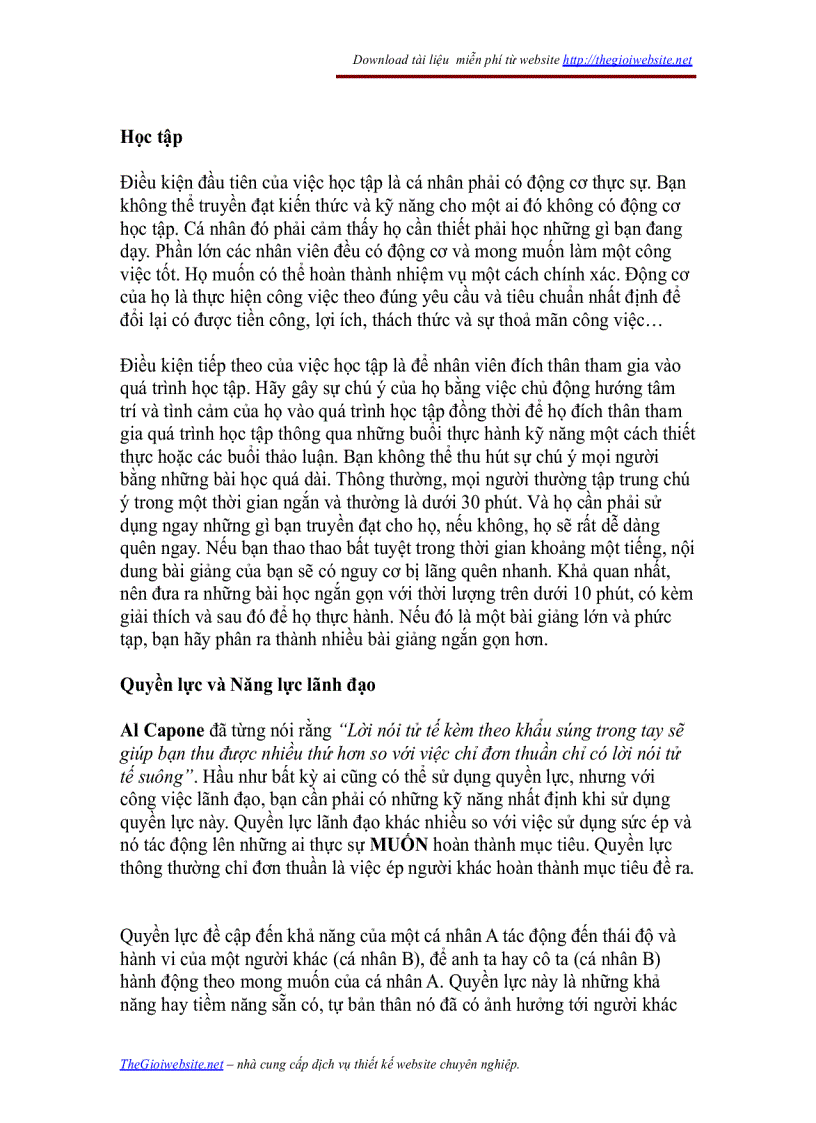 image for page Khoa học và nghệ thuật lãnh đạo công ty