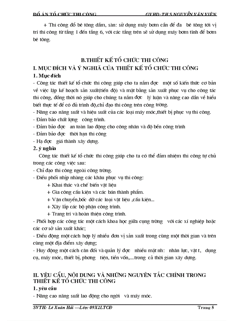 image for page Đồ án Tổ chức thi công