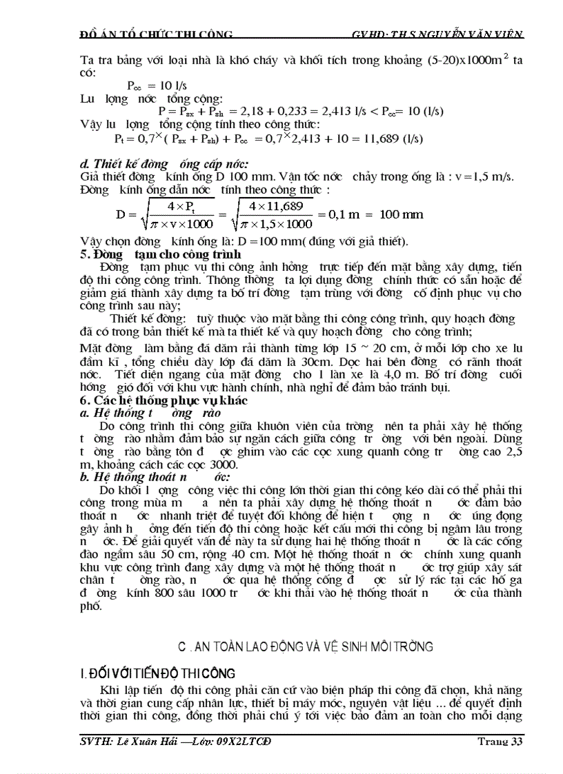 image for page Đồ án Tổ chức thi công