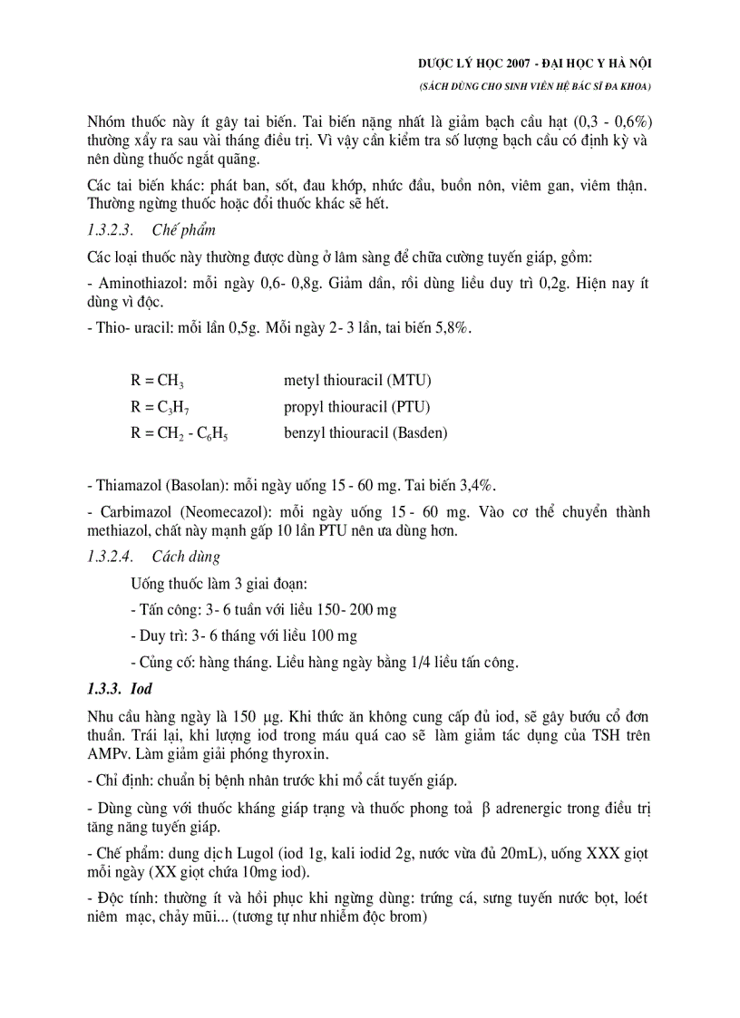 image for page Dược lý học Hormon và thuốc kháng Hormon