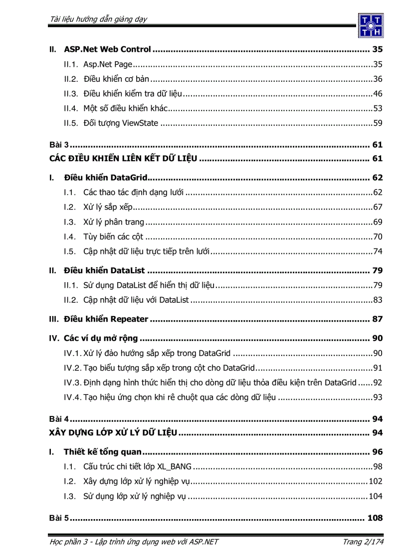 image for page Giáo trình ASPNET