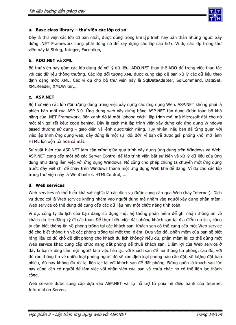 image for page Giáo trình ASPNET