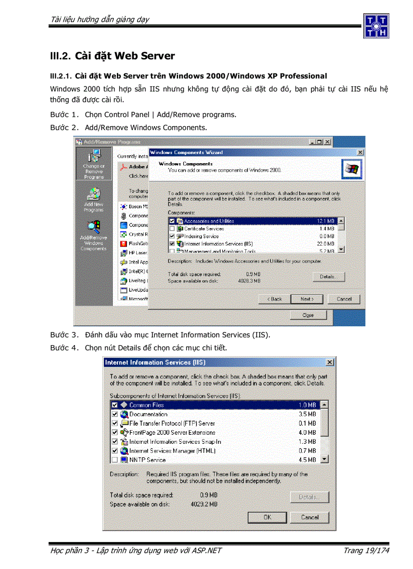 image for page Giáo trình ASPNET