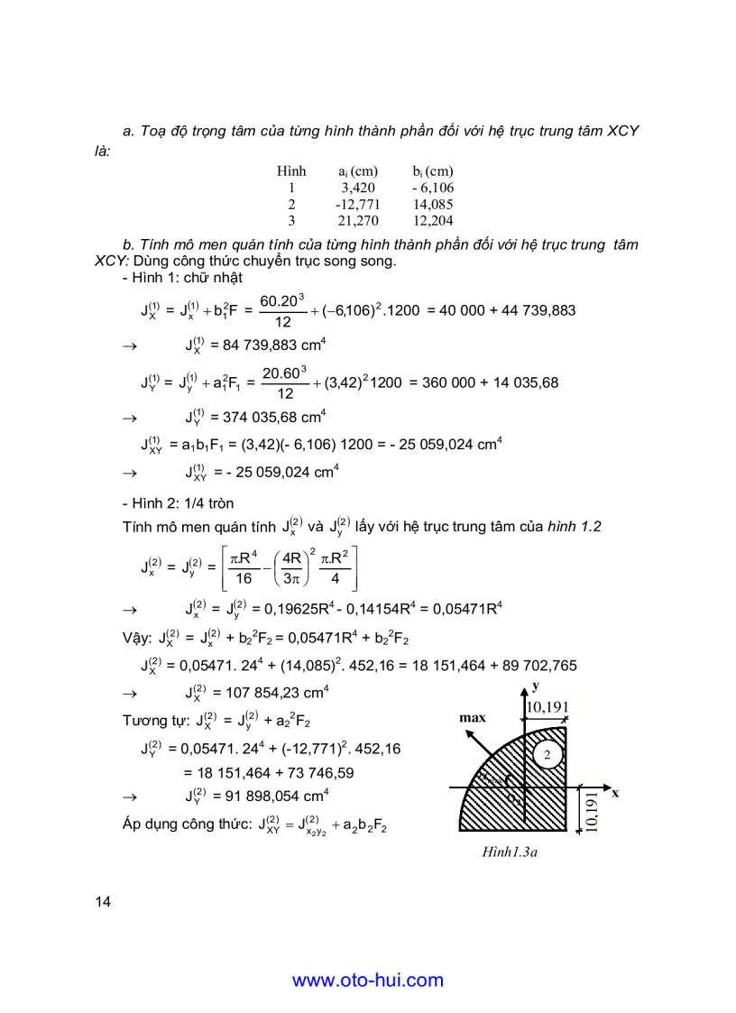 image for page Đề bài và hướng dẫn giải bài tập lớn sức bền vật liệu cơ học kết cấu