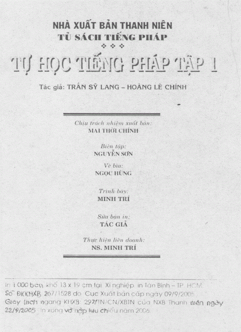image for page Tự học tiếng Pháp 4
