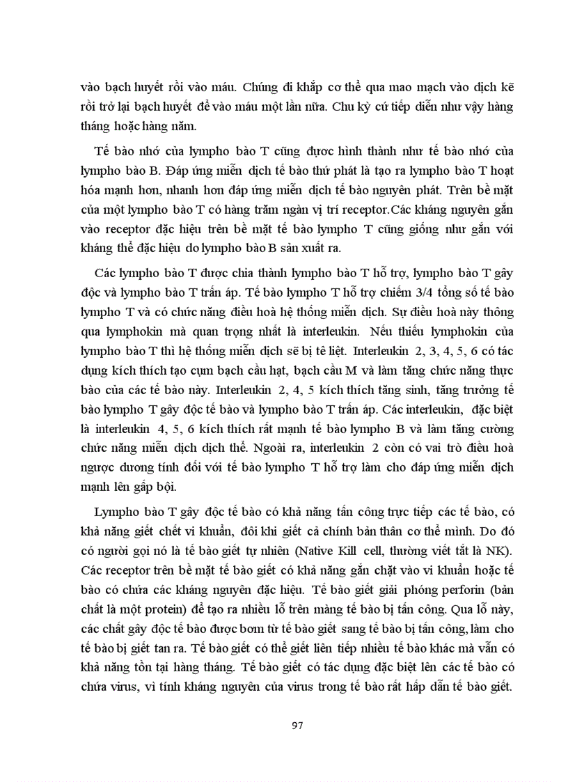 image for page Bài giảng Sinh lý máu và dịch thể