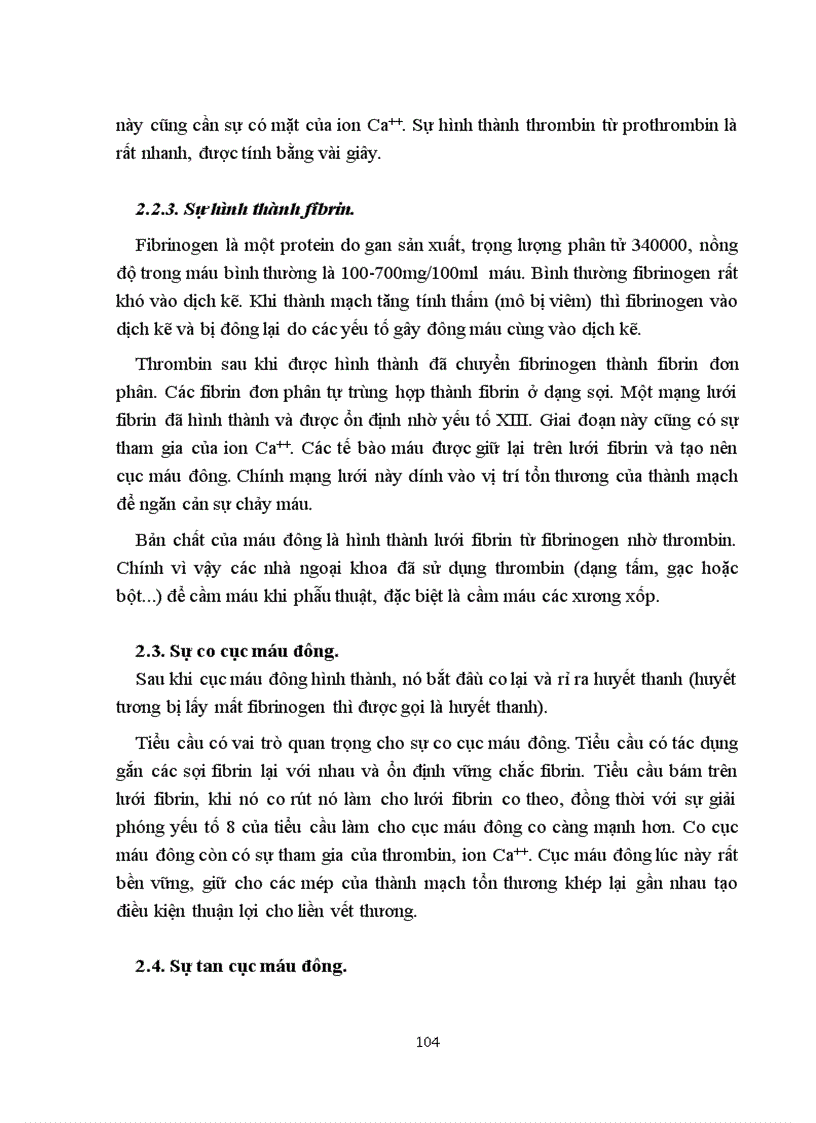 image for page Bài giảng Sinh lý máu và dịch thể