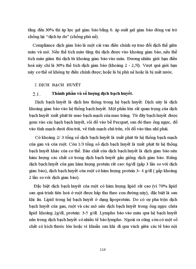 image for page Bài giảng Sinh lý máu và dịch thể