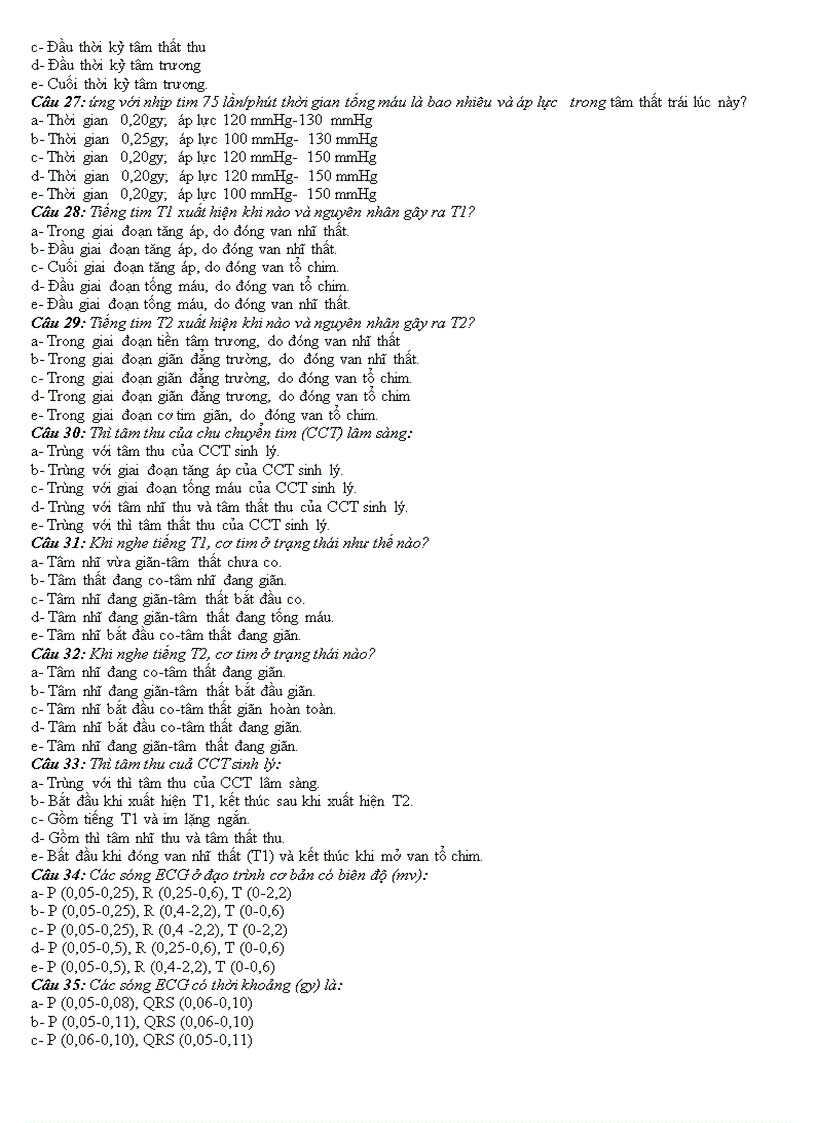 image for page Một số câu hỏi trắc nghiệm về chương Nội Môi