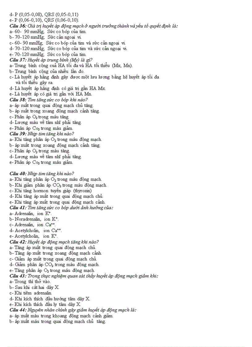 image for page Một số câu hỏi trắc nghiệm về chương Nội Môi