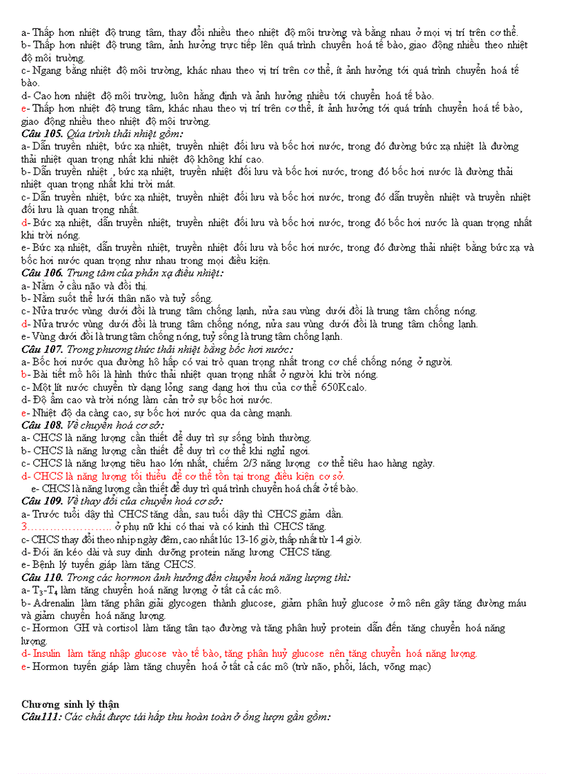 image for page Một số câu hỏi trắc nghiệm về chương Nội Môi