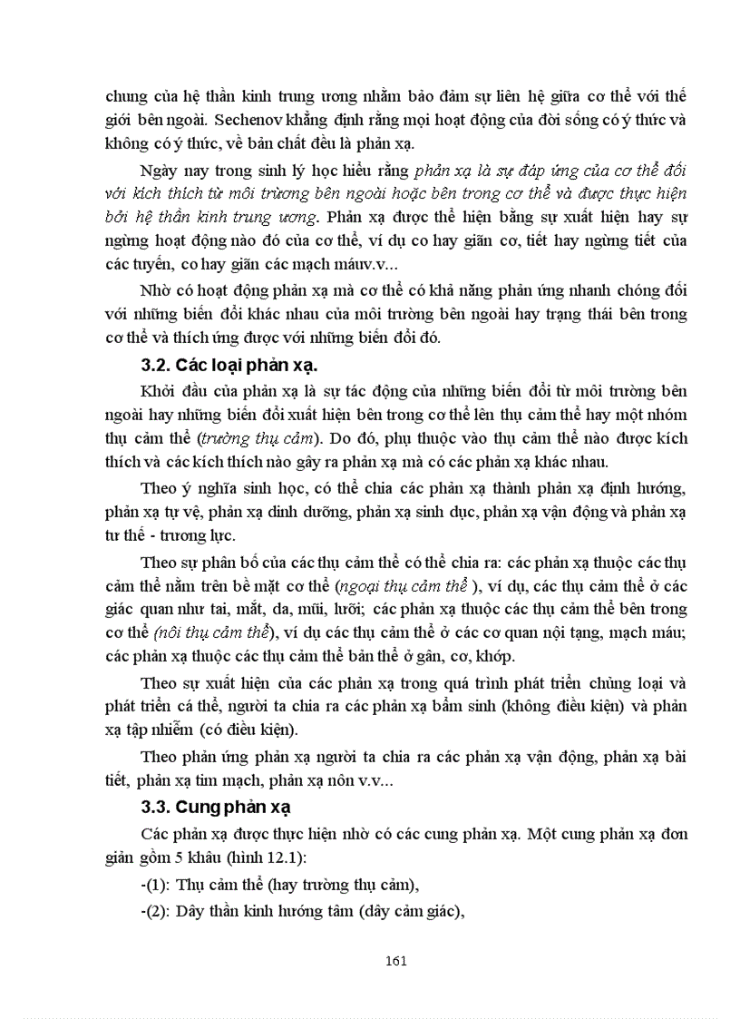 image for page Bài giảng sinh lý hệ thần kinh trung ương