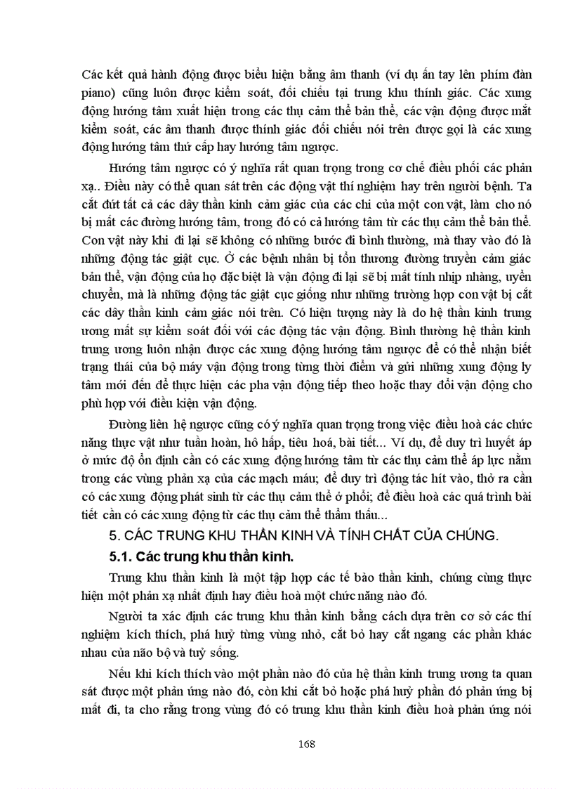 image for page Bài giảng sinh lý hệ thần kinh trung ương