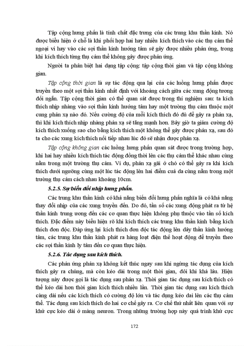 image for page Bài giảng sinh lý hệ thần kinh trung ương