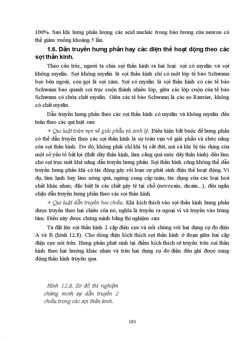 image for page Bài giảng sinh lý hệ thần kinh trung ương