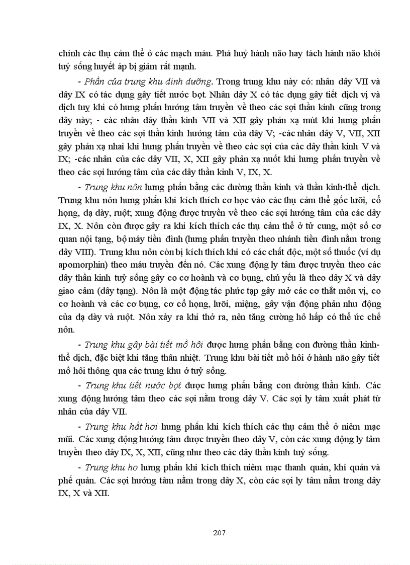 image for page Bài giảng sinh lý hệ thần kinh trung ương