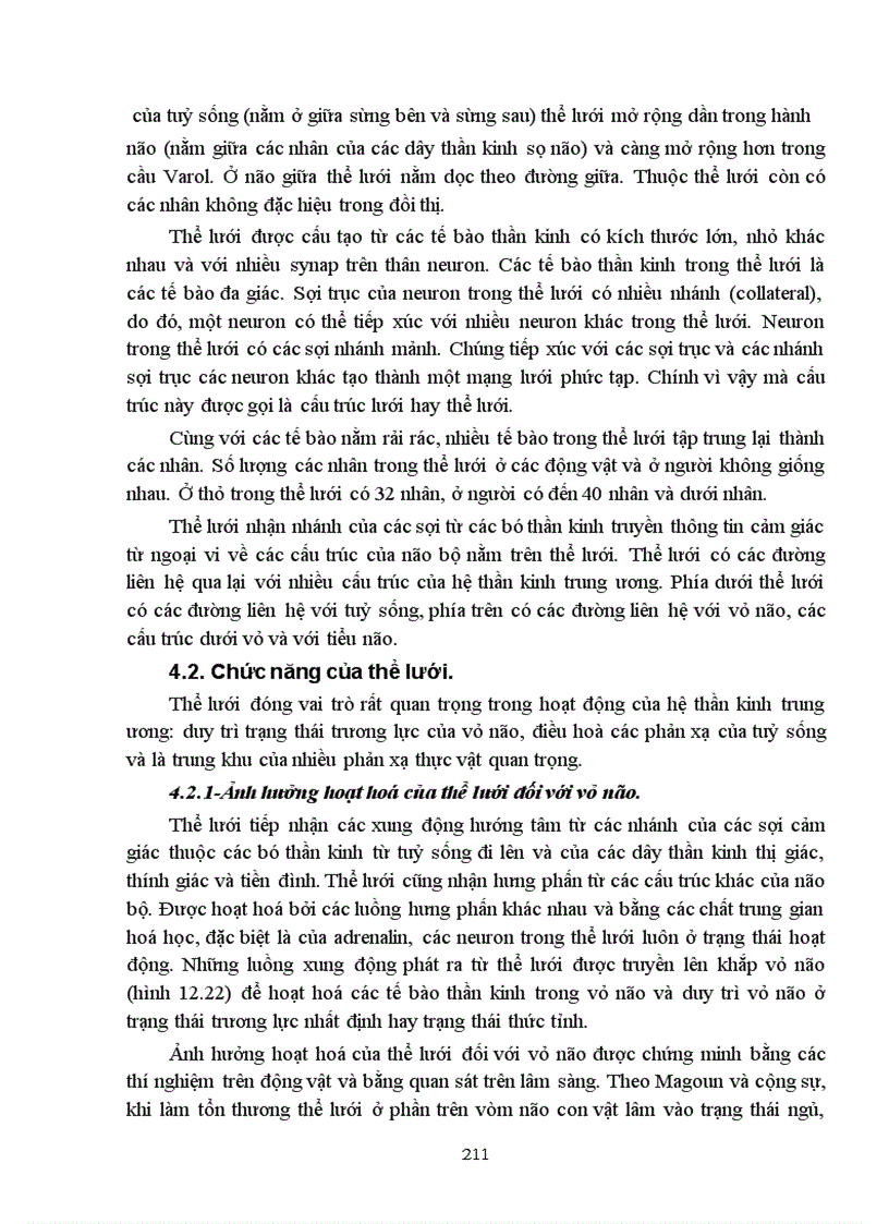 image for page Bài giảng sinh lý hệ thần kinh trung ương