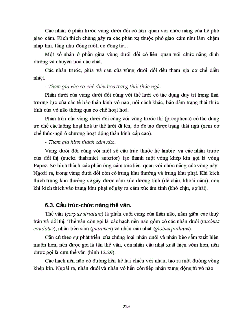 image for page Bài giảng sinh lý hệ thần kinh trung ương