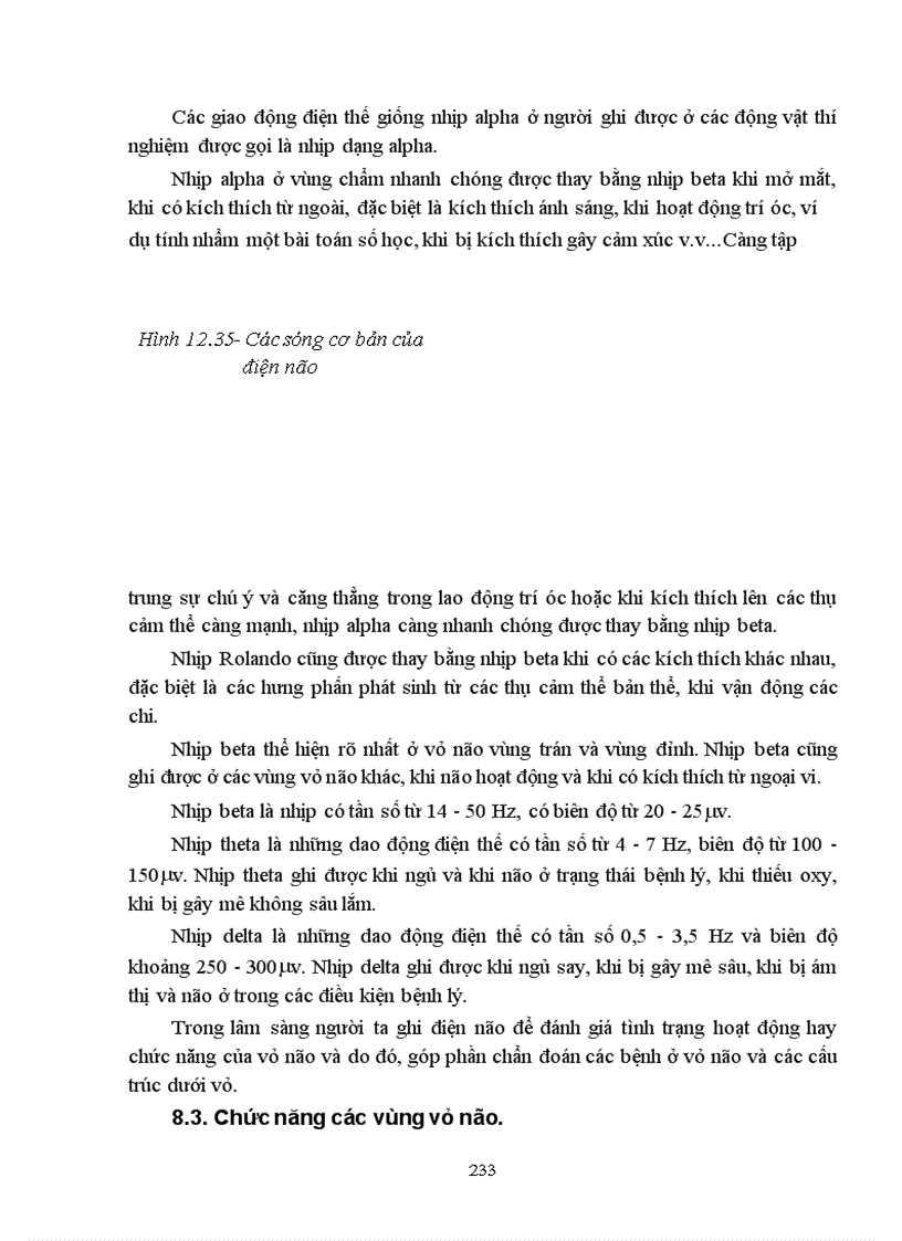 image for page Bài giảng sinh lý hệ thần kinh trung ương