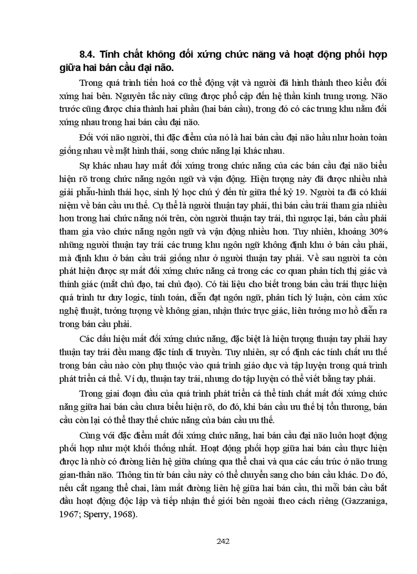 image for page Bài giảng sinh lý hệ thần kinh trung ương