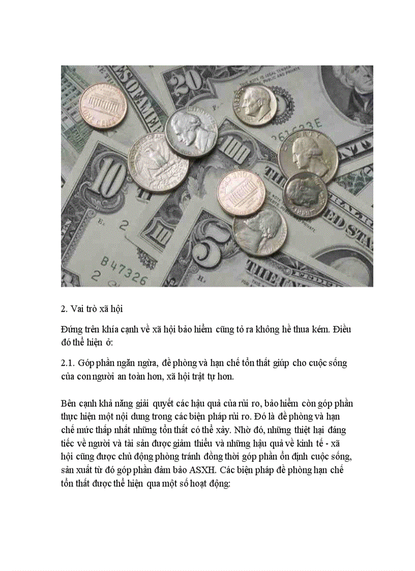 image for page Tác dụng của bảo hiểm