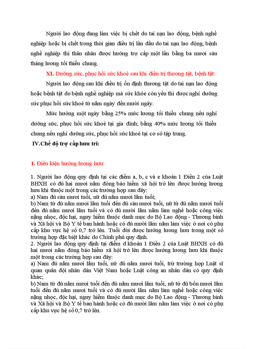 image for page Bài tập Những nội dung cơ bản của bảo hiểm xã hội Việt Nam