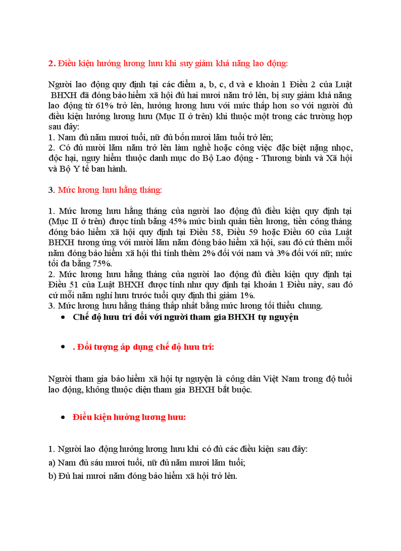 image for page Bài tập Những nội dung cơ bản của bảo hiểm xã hội Việt Nam