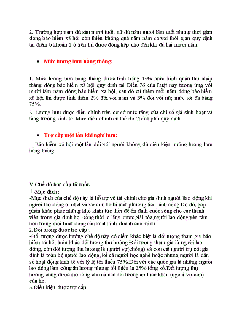 image for page Bài tập Những nội dung cơ bản của bảo hiểm xã hội Việt Nam