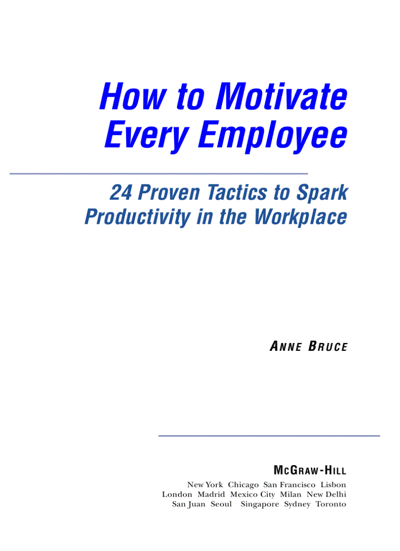 image for page How to Motivate Every Employee 24 Proven Tactics to Spark Productivity in the Workplace