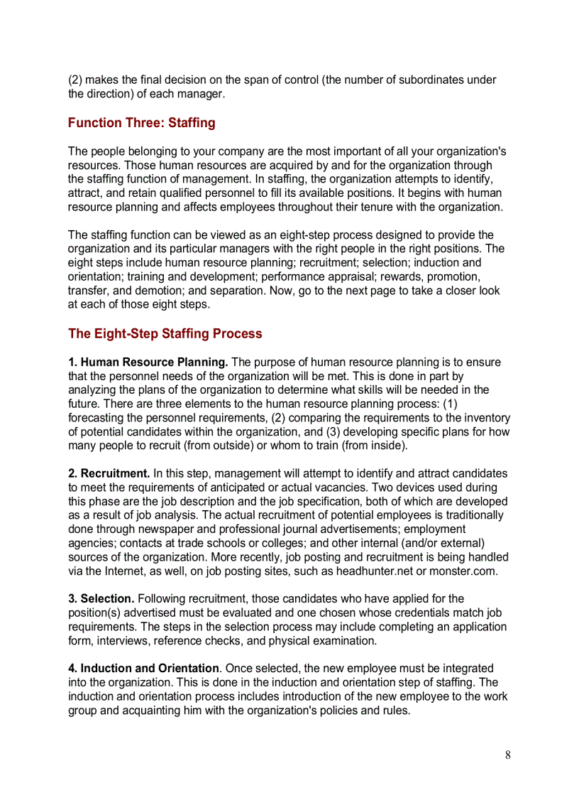 image for page The Five Functions of Management