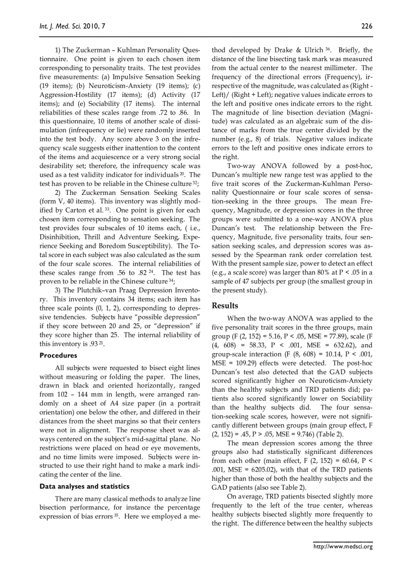 image for page Báo cáo y học Line bisection performance in patients with generalized anxiety disorder and treatment resistant depressionLine bisection performance in patients with generalized anxiety disorder and treatment resistant depression