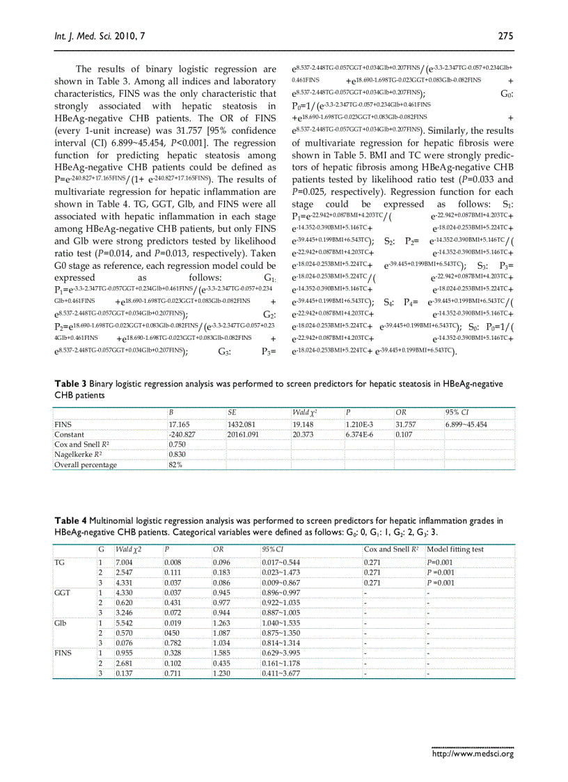 image for page Báo cáo y học Predictors of hepatic steatosis in HBeAg negative chronic hepatitis B patients and their diagnostic values in hepatic fibrosis