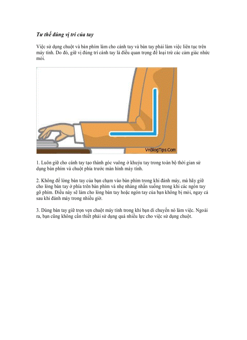 image for page Các tư thế ngồi máy tính giúp người dùng không mỏi và bảo vệ sức khỏe