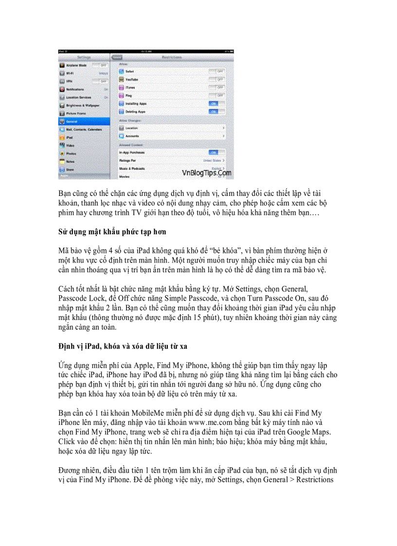 image for page 4 mẹo nhỏ giúp bảo vệ dữ liệu trên iPad một cách an toàn